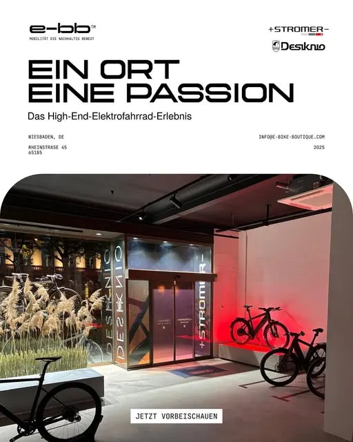 Visuel de lancement de la boutique Urban e-Bike
